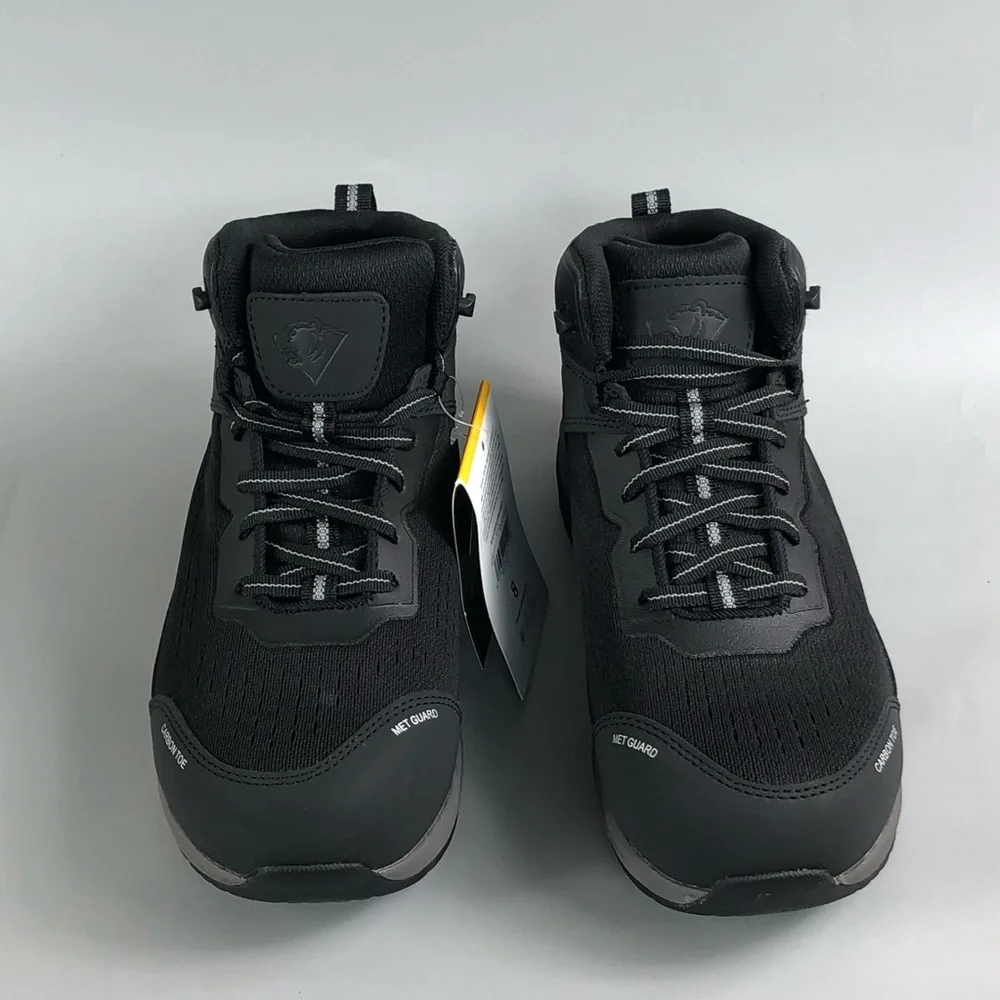 Herman Survivors Men's Castle Mid Met Carbon Toe Mid-Top Safety Boots Size 8
